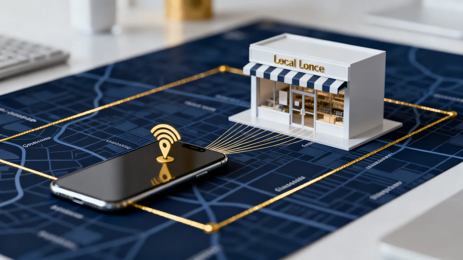 Illustration representing how does geofencing actually work?