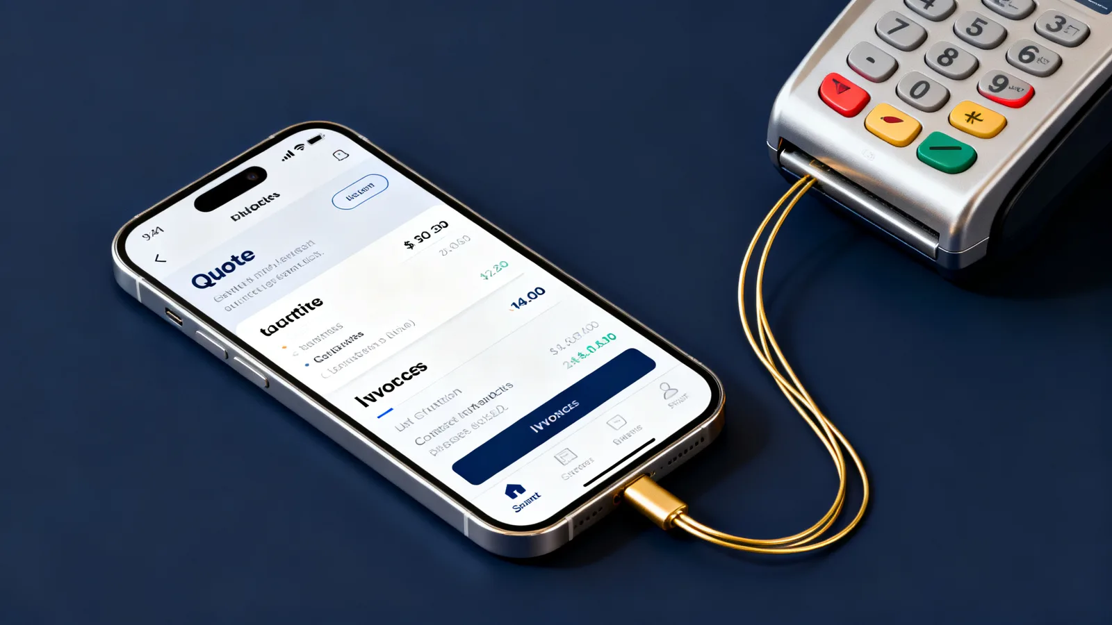 Illustration representing why wire quoting and invoicing directly into your app?