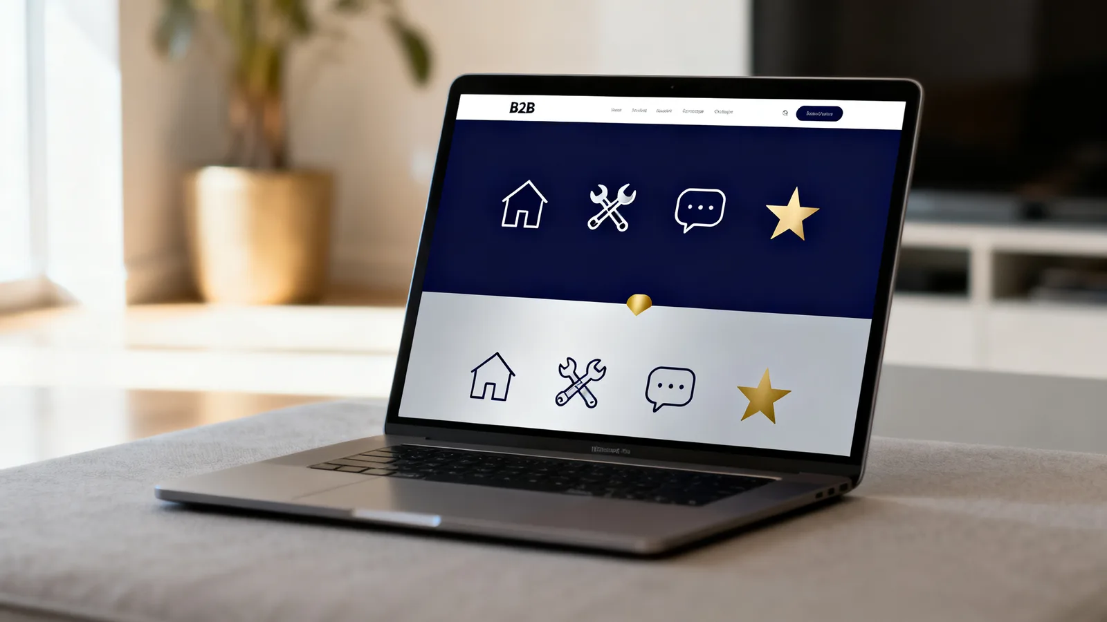 Illustration representing what should be on a sarasota home service website?