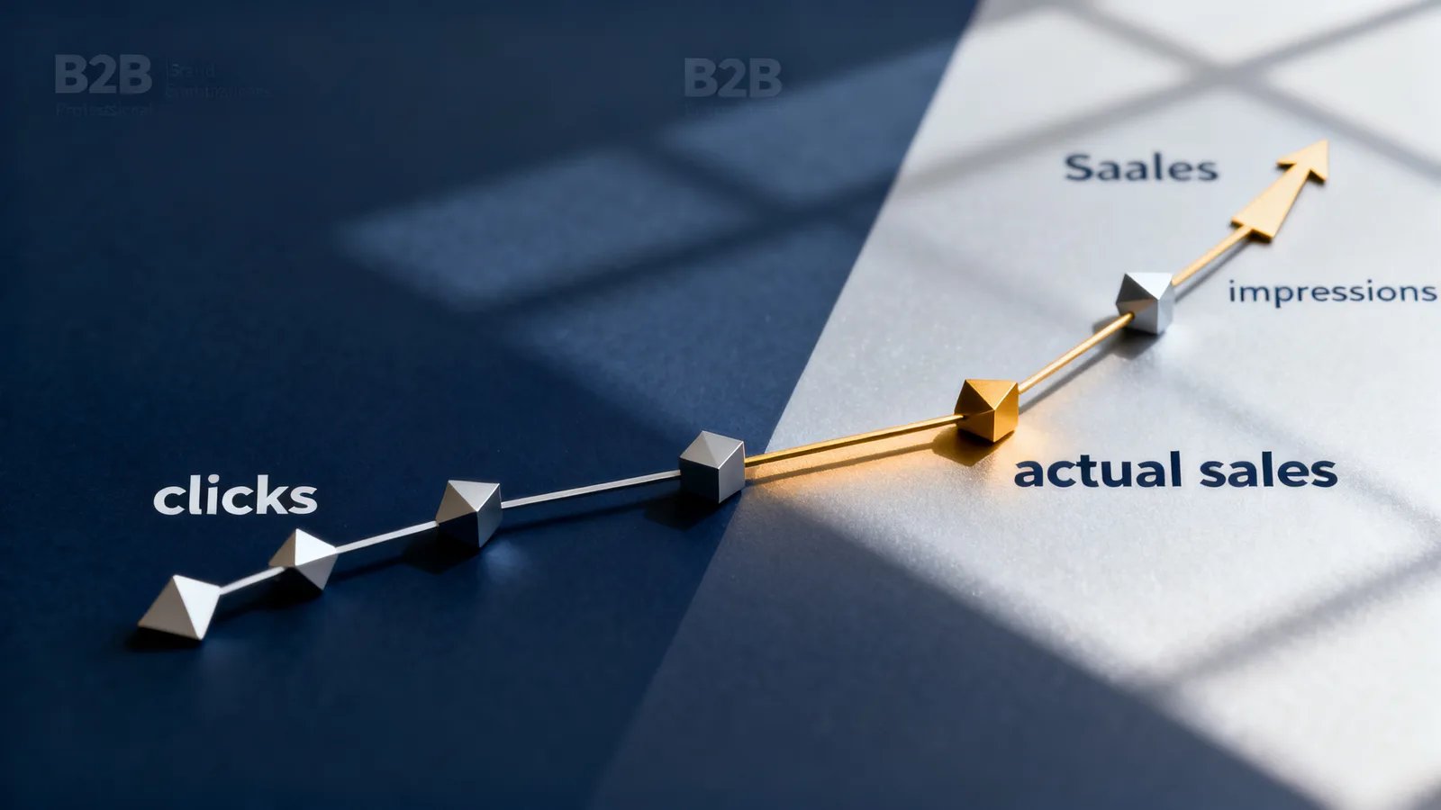 Illustration representing why do clicks and impressions mislead buyers?