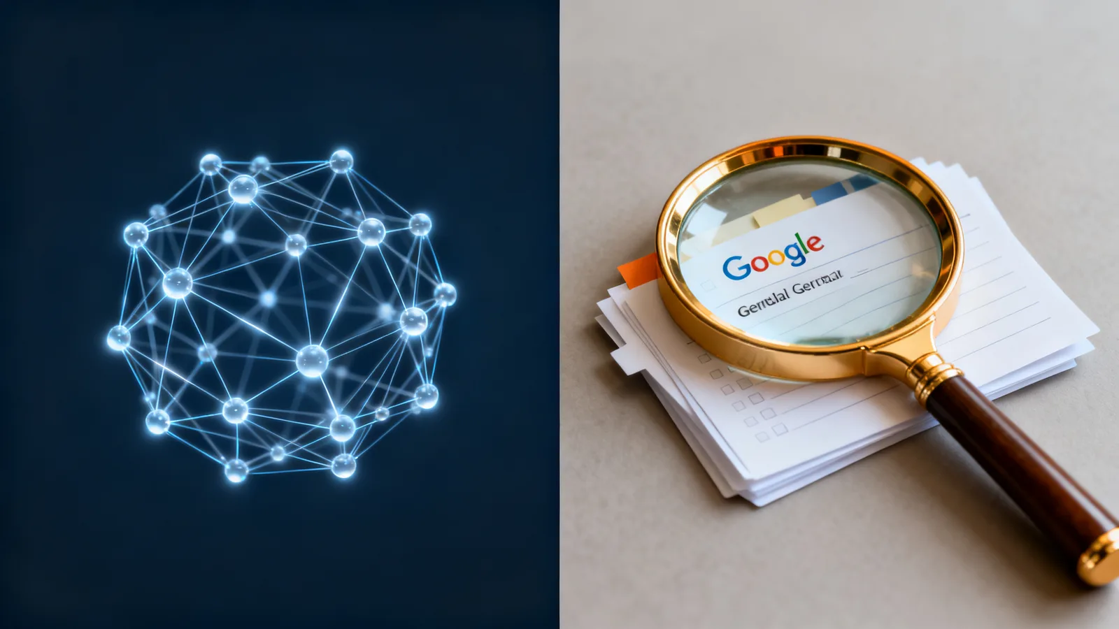 Illustration representing what is ai search and how is it different from regular google?