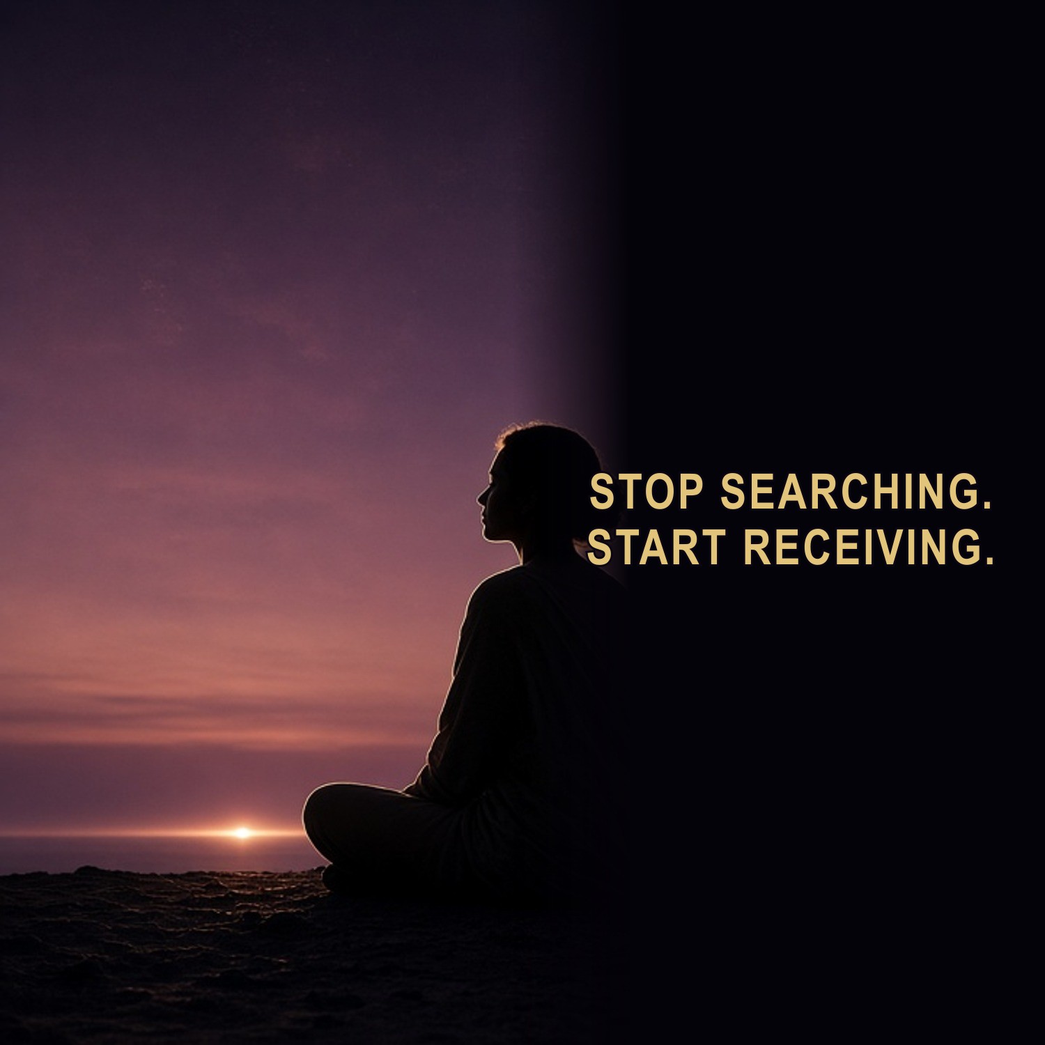 Stop Searching. Start Receiving. A Guided Journey to the Infinite guided meditation by Brian Wroblewski