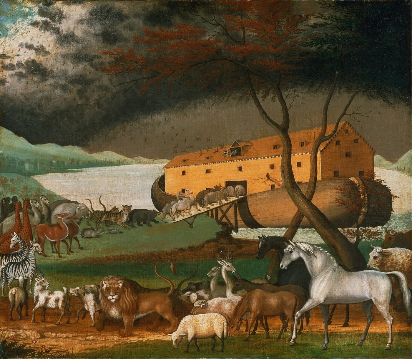 Noah's Ark, a familiar shape usually remains
