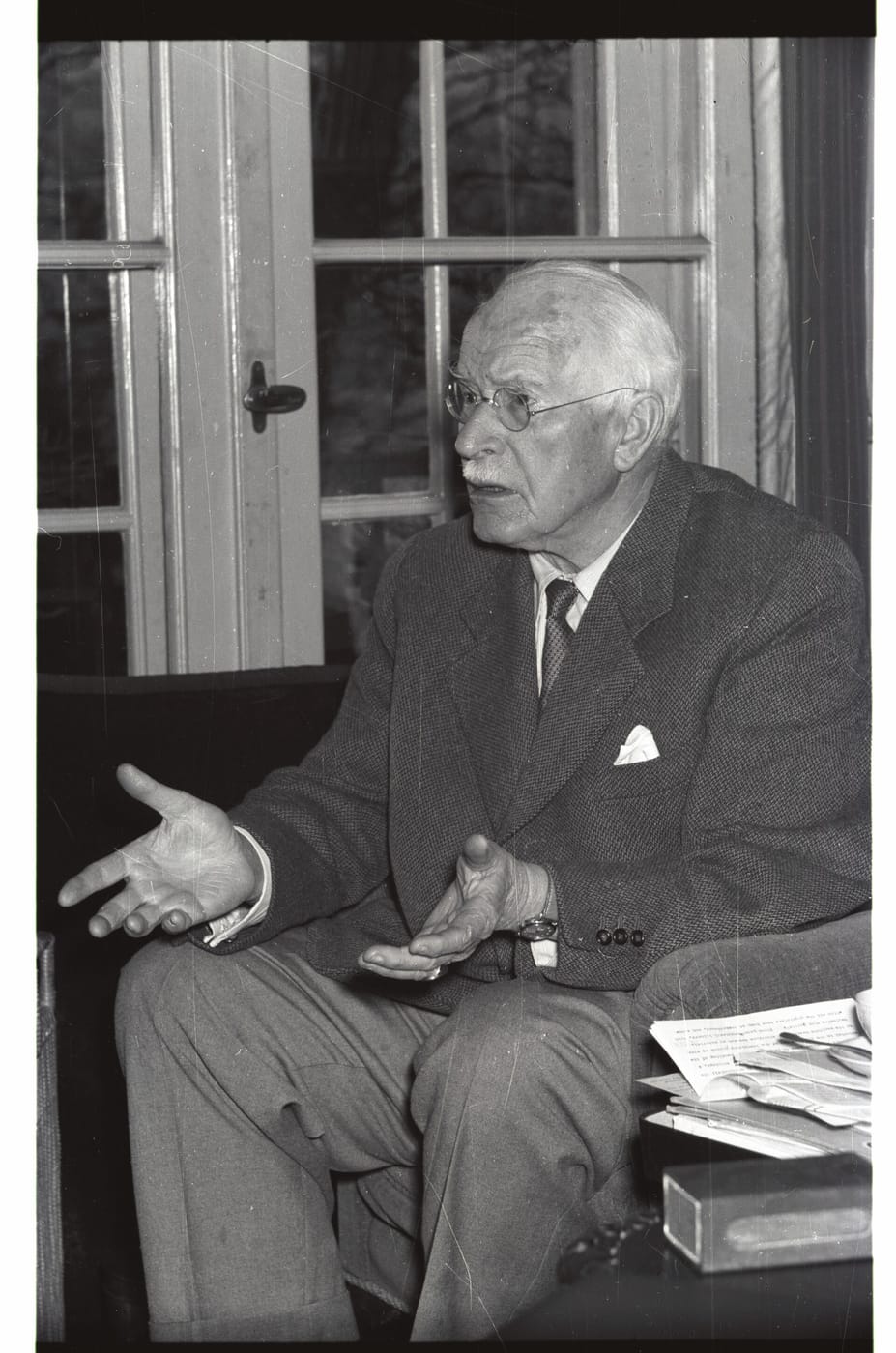 C. G. Jung interviewed at home in Küsnacht