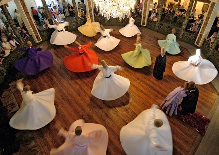 Mevlevi whirling dervishes, the dervish
