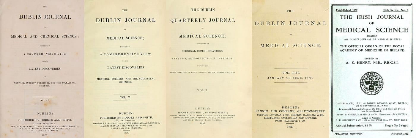 Nineteenth century medical journals