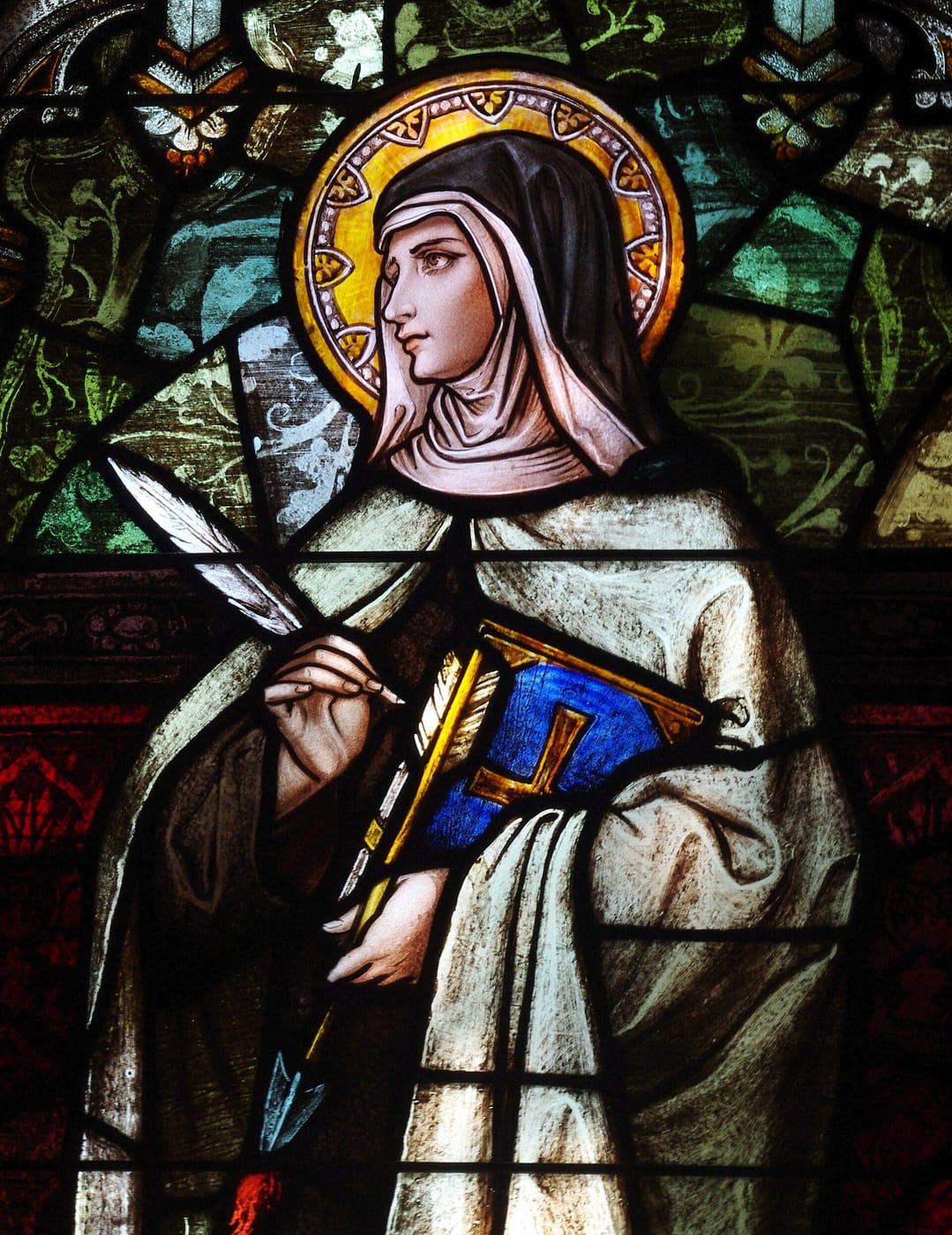 Teresa of Avila in stained glass