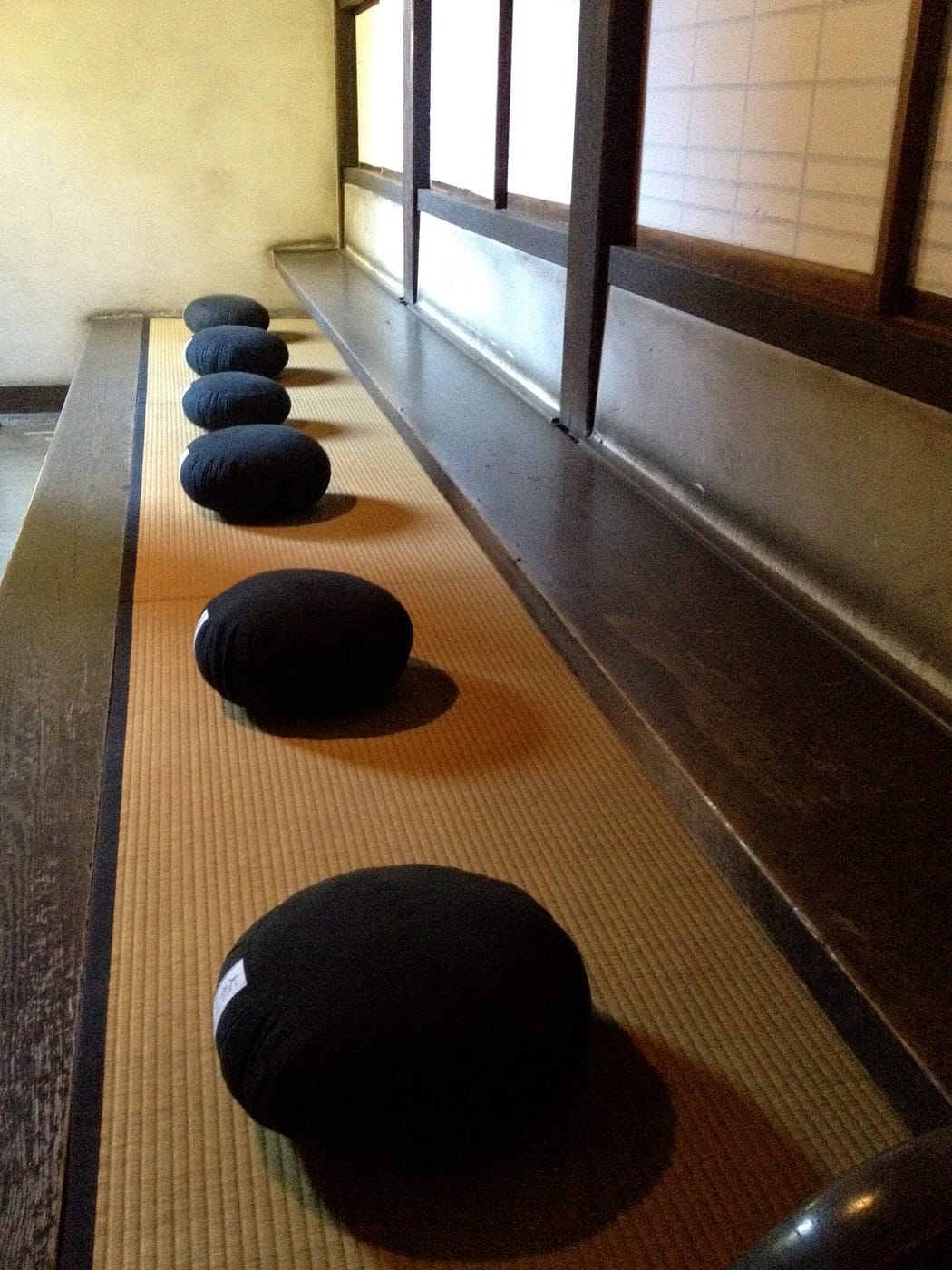 Meditation hall at Sojiji, Japan
