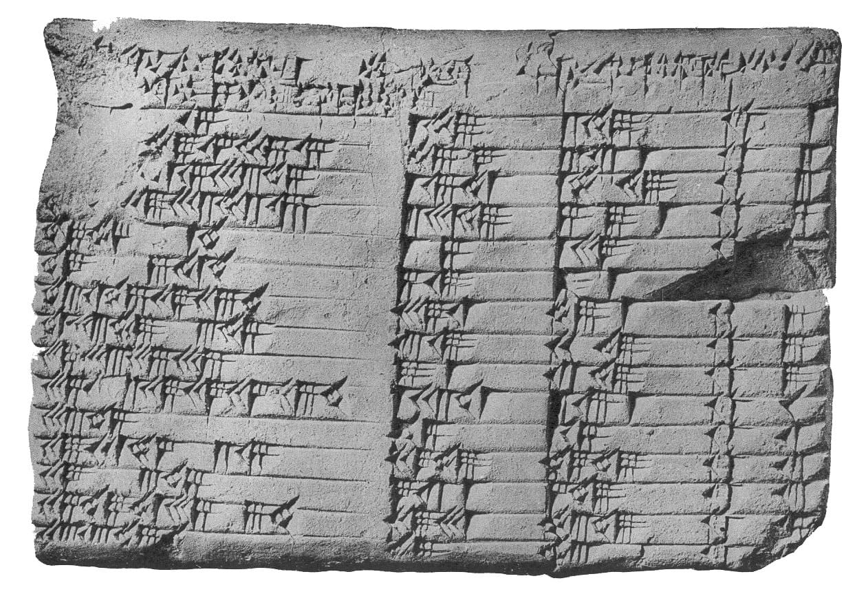 Plimpton 322, a Babylonian table of numbers