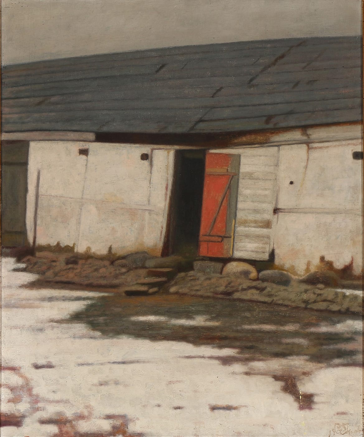 red door, a red door